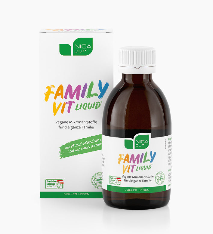 Family Vit Liquid Nahrungsergänzungsmittelflasche