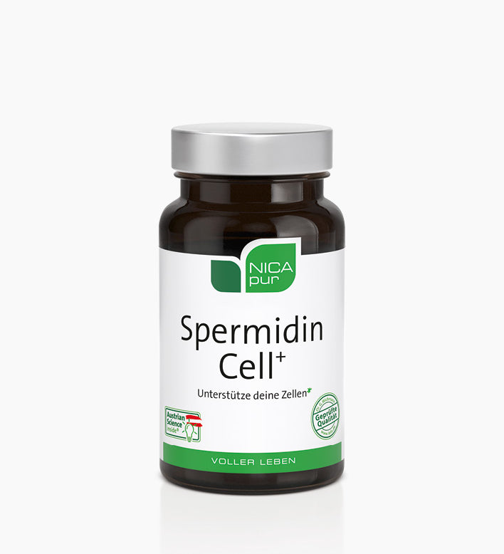 Dose des Nahrungsergänzungsmittels Spermidin Cell Plus