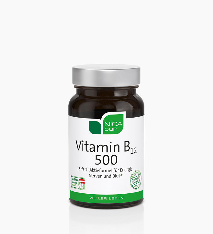 Nahrungsergänzungsmittel Dose Vitamin B12 500