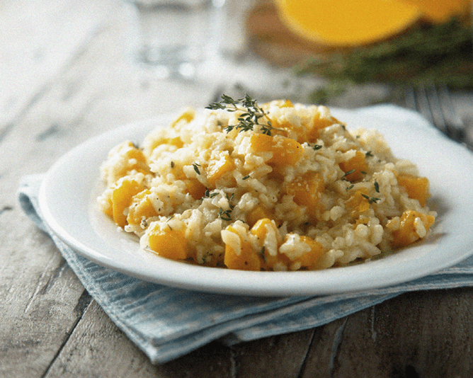 Kürbisrisotto