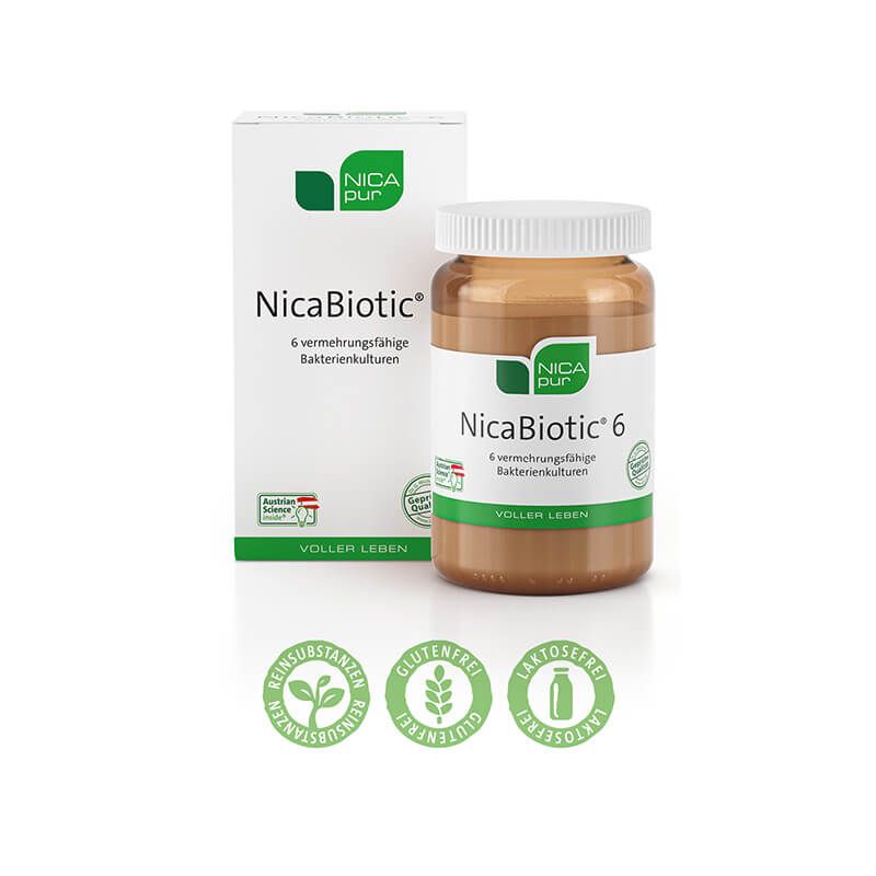 NICApur NicaBiotic® 6 - 30 Portionen - Für ein gutes Bauchgefühl