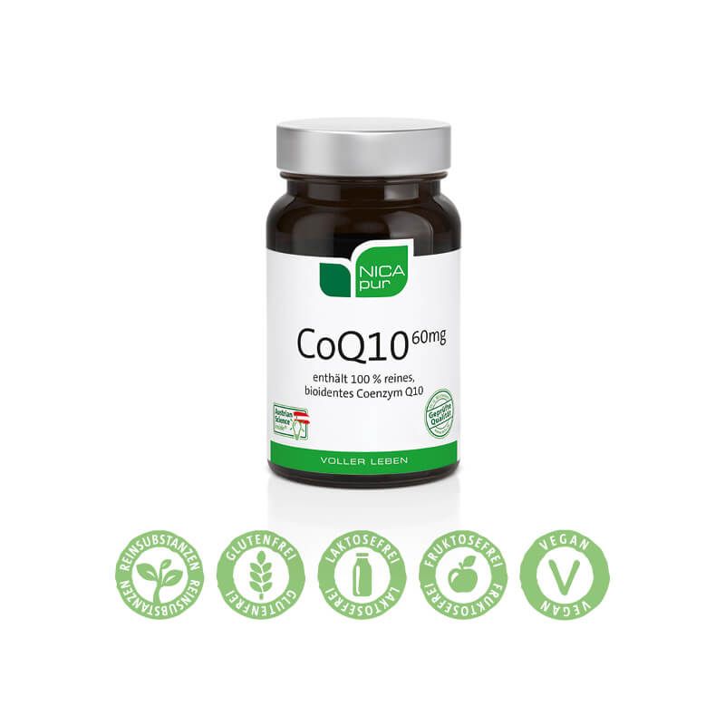 NICApur CoQ10 60 mg - 30 Kapseln - Coenzym Q10