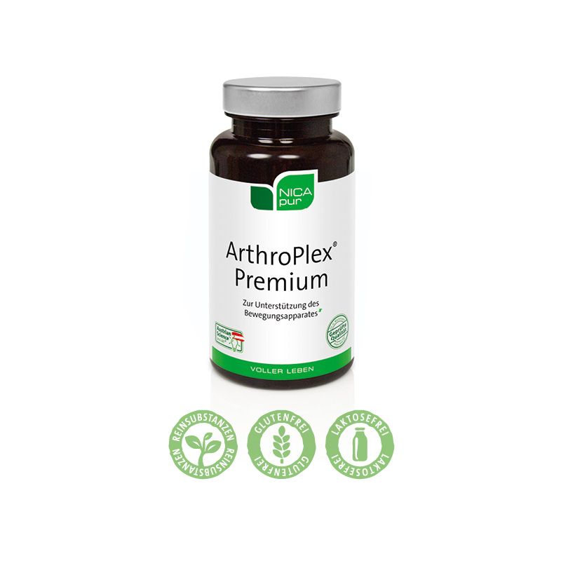 NICApur ArthroPlex® Premium | Gelenkkapseln für Knorpel und Gelenke - mit Glukosamin, Chondroitinsulfat und Hyaluronsäure-Collagen